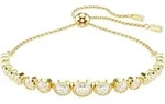 Armkette SWAROVSKI "Schmuck Geschenk IMBER Armband", gelb (gelbgoldfarben,