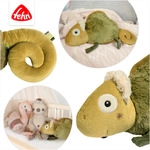 Kuscheltier FEHN "Lazy, Crazy & Pink, Kuscheltier Cham&auml;leon XL", gr&uuml;n (khaki,