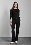Strickpullover STREET ONE, Damen, Gr. 34, schwarz, Stoff, 60% Viskose, 40% Baumwolle,