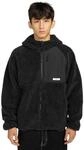 Outdoorjacke ELEMENT "Wolfe Sherpa", Herren, Gr. L, off schwarz, Obermaterial: 100%