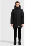 Wintermantel KHUJO "FIGARO", Herren, Gr. S, schwarz, Web, 100% Polyester,...