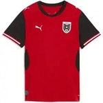Trainingsshirt PUMA "&Ouml;sterreich 2026 Heimtrikot Damen", Damen, Gr. S, rot schwarz,