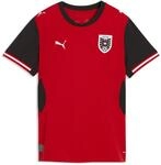 Trainingsshirt PUMA "&Ouml;sterreich 2026 Heimtrikot Damen", Damen, Gr. S, rot schwarz,