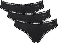 sloggi Minislip "GO Crush" dehnbare Spitzendetails, Cotton-Mix