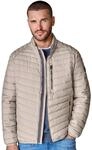 Steppjacke CASAMODA "CASAMODA Steppjacke uni", Herren, Gr. M, beige, 100% Polyester,