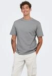 ONLY & SONS Rundhalsshirt "ONSFRED RLX SS TEE" Baumwolle, relaxed fit