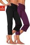 Vivance Active by Lascana Caprihose mit Gummibund, Loungewear