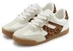 Sneaker LASCANA, Damen, Gr. 39, blau (wei&szlig;, leo), Obermaterial: 100%...