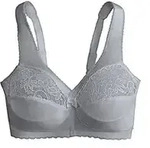 Entlastungs-BH GLAMORISE, Damen, Gr. 105, Cup D, grau (silbergrau), 50%...