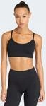 Sport-BH ADIDAS PERFORMANCE "WORKOUT ESSENTIALS KNIT LIGHT SUPPORT PADDED BH", Damen,