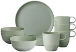 Mepal Geschirr-Set "Fr&uuml;hst&uuml;cks-Set Silueta 12er Set" Sp&uuml;lmaschinengeeignet,