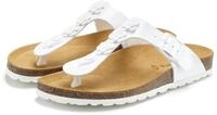 LASCANA Zehentrenner "Sandale, Pantolette, offener Schuh, Sommerschuh," mit