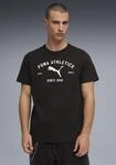 T-Shirt PUMA "CLASS GRAPHIC TEE", Herren, Gr. S, schwarz (puma schwarz), Jersey,
