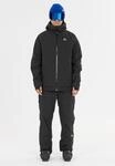 Skijacke SOS "Samkos", Herren, Gr. S, schwarz, 100% Polyamid, unifarben, normal, ohne