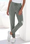 Schlupfhose LASCANA, Damen, Gr. 46, N-Gr, gr&uuml;n (jade), Jersey, Obermaterial: 95%