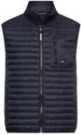 Steppweste CAMEL ACTIVE, Herren, Gr. L, schwarz navy, Steppware, Obermaterial: 100%
