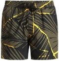 Boardshorts QUIKSILVER "Everyday Printed Volley 15", Herren, Gr. L, schwarz (grape