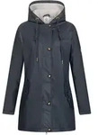 Regenmantel ANKERGLUT "ANKERGLUTTRAUM WOMEN", Damen, Gr. 34 (XS), blau (navy), Web,
