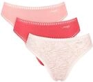 sloggi "GO Crush" mit Spitzendetails, Multipack, hoher Beinausschnitt