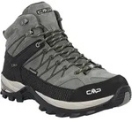 Wanderschuh CMP "Rigel Mid WP", Damen, Gr. 40, grau (grau, gr&uuml;n), Obermaterial: 100%