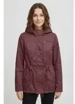 Parka ONLY "ONLLORCA LIFE CANVAS PARKA CC OTW", Damen, Gr. S, rose braun, Web,