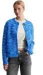 Cardigan MARC O'POLO DENIM "aus weichem Wolle-Mix", Damen, Gr. XXS, pale cobalt,