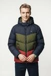 Gant Steppjacke "ACTIVE CLOUD BLOCKED" mit Kapuze colurblocking, abnehmbare...