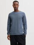 Jack & Jones Rundhalspullover "JJEHILL KNIT CREW NECK NOOS" Baumwolle, regular fit