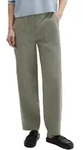 Chinohose MARC O'POLO "aus Lyocell-Leinen-Mix", Damen, Gr. 38, Normalgr&ouml;&szlig;en, gr&uuml;n