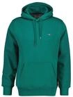 Sweatshirt GANT "Sweatshirt REGULAR SHIELD HOODIE", Herren, Gr. M, gr&uuml;n (gr&uuml;n