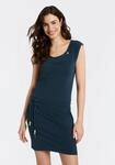 Ragwear Minikleid "PENELOPE UNI O" mit Kordelzug und Zierknopf