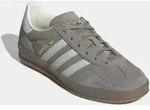 Sneaker ADIDAS ORIGINALS "GAZELLE INDOOR", Damen, Gr. 39, silber pebble, linen...
