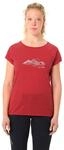 Funktionsshirt VAUDE "WOMEN'S TEKOA T-SHIRT II", Damen, Gr. 36, lava, Obermaterial:
