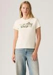 T-Shirt LEVI'S "LSE THE PERFECT TEE", Damen, Gr. S (36), daisy bw egret, Jersey,