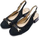 Ara Slingpumps "GRAZ", Blockabsatz, Businessschuh, mit verstellbarer Schnalle,