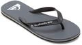 Sandale QUIKSILVER "Molokai Core", Herren, Gr. 13, grau (grau 1), Obermaterial: