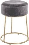 HAKU Hocker "Pouf, Schemel, Stockerl" rund - aus Textil Anthrazit - &Oslash;/H 30/46...