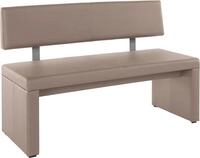 OTTO home Sitzbank "Charissa" mit Lehne, Breite 140, 160 oder 180 cm
