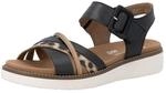 Remonte Sandale Sommerschuh, Sandalette mit Softfu&szlig;bett und Klettverschluss