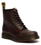 Schn&uuml;rboots DR. MARTENS "1460", Herren, Gr. 47, dunkelrot, Leder, Schuhe
