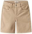 Shorts NAME IT "NKMRYAN STRAIGHT TWI SHORTS 1081-BK NOOS", M&auml;dchen, Gr. 128, N-Gr,