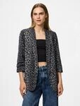 pieces Blusenblazer "PCBOSELLA 3/4 PRINTED BLAZER NOOS" mit 3/4 &Auml;rmel