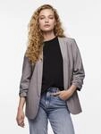 pieces Blusenblazer "PCBOSELLA 3/4 BLAZER NOOS" Materialmix, regular fit