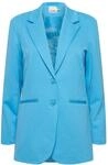 Blusenblazer ICHI "Blazer IHKATE", Damen, Gr. L, beige (blithe), Obermaterial:...