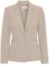 Blusenblazer ICHI "Damen Blazer IHLEXI", Damen, Gr. 38, orange (bleached apricot),