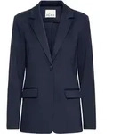 Blusenblazer ICHI "Blazer IHKATE", Damen, Gr. M, schwarz (total eclipse),