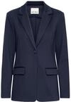Blusenblazer ICHI "Blazer IHKATE", Damen, Gr. M, schwarz (total eclipse),