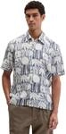 Marc OPolo Kurzarmhemd Leinenhemd regular fit mit Allover-Print