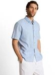 TOM TAILOR Kurzarmhemd mit Button-Down Kragen