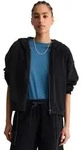 Sweatjacke MARC O'POLO DENIM "aus Organic Cotton", Damen, Gr. XXS, blau depths,